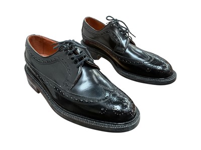 Lot 2154 - Barker black leather brogues size 7 1/5 F unworn.