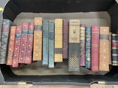 Lot 1657 - Antiquarian and decorative bindings (1 box)