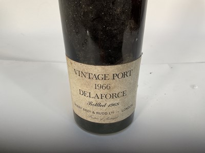 Lot 4 - One bottle, Delaforce 1966 vintage port, bottled 1968