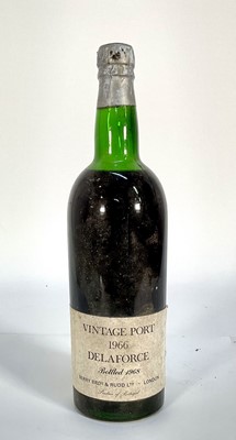 Lot 4 - One bottle, Delaforce 1966 vintage port, bottled 1968