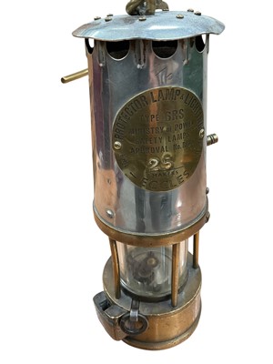 Lot 2569 - Antique miner's lamp