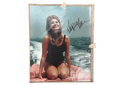 Lot 1520 - Mounted but unframed signatures - Amy Winehouse, Sophia Lauren, Edith Piaf, Tony Curtis with Jack Lemon