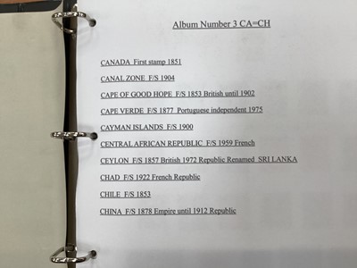 Lot 1502 - Commonwealth and World collection in albums, mint & used, all periods (14 volumes)