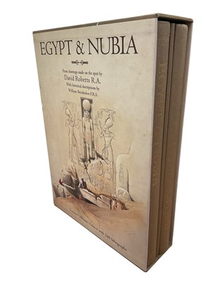 Lot 1651 - David Roberts - Egypt & Nubia, limited collectors' edition in three volumes, published The American University in Egypt. 2000, slip case