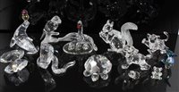 Lot 2194 - Selection of small unboxed Swarovski crystal...