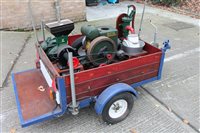 Lot 3904 - Ruston Hornsby 1.5 HP Class P.B. Hopper cooled...