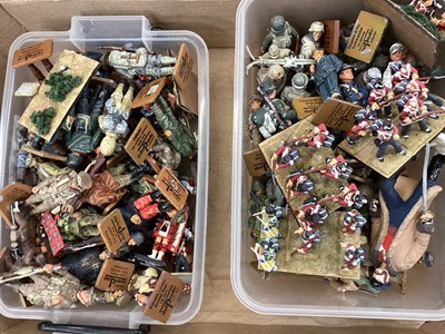 Lot 2705 - Selection of Delprado military figures (qty)