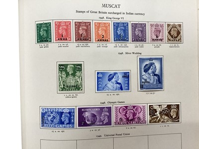 Lot 1507 - Stamps three new age albums of Commonwealth mint issues predominantly GVI issues with complete definitives sets, 1948 silver weddings including higher value issues Singapore, Pitcairn Islands, M...