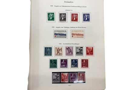 Lot 1508 - Stamps Switzerland one country collection in albums and stockbooks, covers etc. better items including PAX set m/m, early imperfs, air commemorative & definitive issues