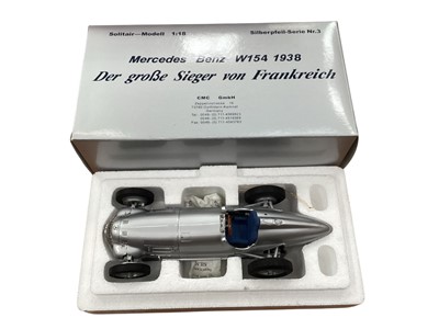Lot 2720 - CMC GmbH 1:18 scale Mercedes-Benz W154 detailed diecast Racing Car, 1938, boxed, Item No. M-025 (1)