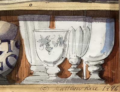 Lot 50 - Emma Bridgewater/Matthew Rice - Kitchen Dresser, poster, 70cm x50cm, dated 1996, framed.