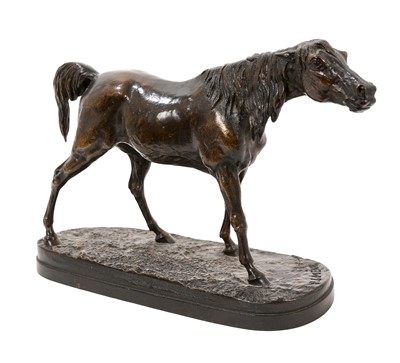 Lot 688 - Pierre-Jules Mène (1810-1879) bronze horse