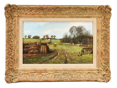 Lot 872 - *Clive Madgwick (1939-2005) oil on board - Spring, signed, in gilt frame