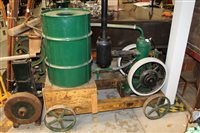 Lot 3900 - Petter M. Type 3HP patent tank cooled oil...