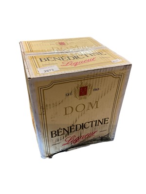 Lot 2673 - Benedictine liqueur - four 500ml bottles in case
