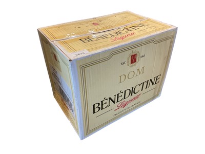 Lot 2675 - Benedictine liqueur - six 500ml bottles in case