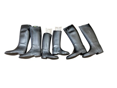 Lot 2683 - Three pairs of Aigle riding boots, some new with tags, (1 box).