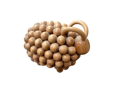 Lot 2684 - Aarikka of Finland carved wooden model of a sheep, 14cm high