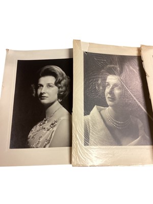 Lot 29 - H.R.H. The Princess Alexandra, eleven 1950s fine portrait photographs by the Society photographer Harlip of Mayfair of the Princess, two more of her brothers Prince Edward and Prince Michael, an...