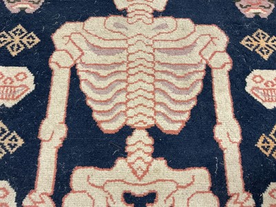 Lot 755 - Tibetan skeleton rug, 150 x 85cm