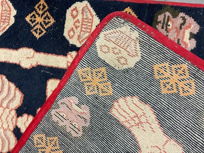 Lot 755 - Tibetan skeleton rug, 150 x 85cm