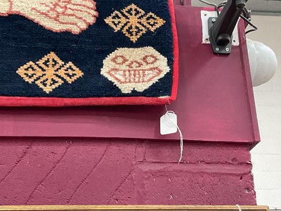 Lot 755 - Tibetan skeleton rug, 150 x 85cm