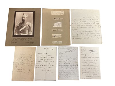 Lot 61 - British Statesmen, military figures and aristocracy, group of 18th and 19th century correspondence including The Duchess of Wellington signed letter, Earl of Shaftesbury, Lord Paget, Duke of Dev...