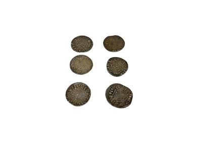 Lot 444 - G.B. - Mixed Medieval Long Cross Henry III silver Class 5 Pennies of The Canterbury Mint