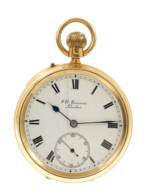 Lot Late Victorian 18ct gold pocket watch