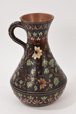 Lot 115 - Indian Bombay School of Arts terracotta jug