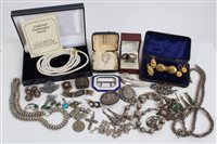 Lot 3355 - Quantity of Silverer and white metal...