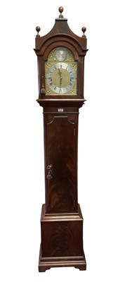Lot 615 - Fine quality late Victorian eight-day domestic regulator longcase, with five weights and pendulum