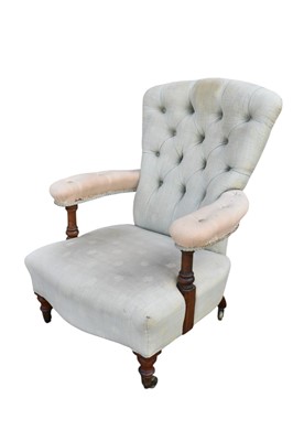 Lot 1313 - Victorian armchair, probably by Howard & Sons