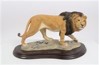 Lot 2209 - Country Artists sculpture of a Lion - Wild...