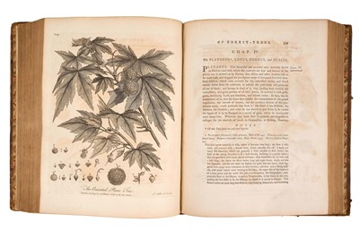 Lot 799 - John Evelyn - Silva: or, a Discourse of Forest-Trees and the Propagation of Timber in His Majesty's Dominions, edited by Dr. Alexander Hunter, 1796, 4to. calf