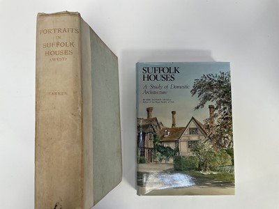 Lot 831 - Edmund Farrer - Portraits in Suffolk Houses (West) number 320 of 400 copies, Bernard Quaritch 1908, together with a copy of Suffolk Houses, A Study of Domestic Architecture (2)