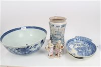 Lot 2207 - Pair 19th century German porcelain figures,...
