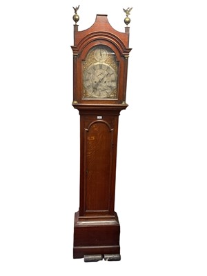 Lot 813 - George III eight day longcase clock by Thomas Moore, Ipswich