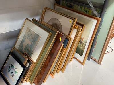 Lot 5029 - Large collection of pictures, including watercolours and prints, antique and modern
