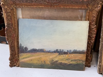 Lot 5034 - Group of antique and later pictures and prints, including oils and watercolours