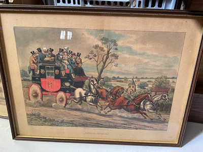Lot 5067 - Set of four Henry Alken prints, and two Cecil Aldin prints (6)