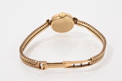 Lot 785 - 1960s Gerard Peregaux 9ct gold wristwatch on 9ct gold bracelet