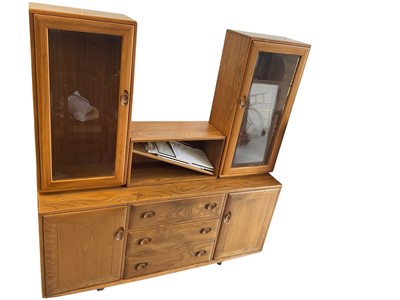 Lot 5390 - Ercol Elm Windsor two height unit