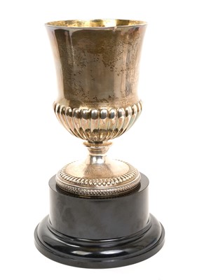 Lot 367 - George III Scottish silver goblet, Edinburgh 1814
