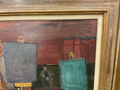Lot 1543 - *Terry Frost (1915-2003) oil on panel - The Studio, signed, framed Provenance: Austin Desmond Fine Art Ltd., 28th February 1989