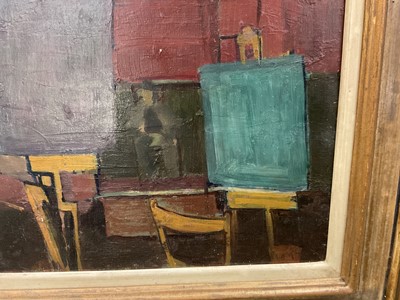 Lot 1543 - *Terry Frost (1915-2003) oil on panel - The Studio, signed, framed Provenance: Austin Desmond Fine Art Ltd., 28th February 1989