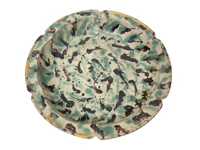 Lot 1649 - Antique Chinese splash glaze dish