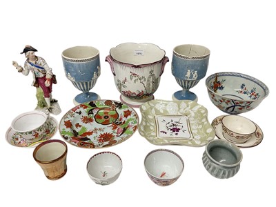 Lot 1576 - Group of 18th and 19th century ceramics