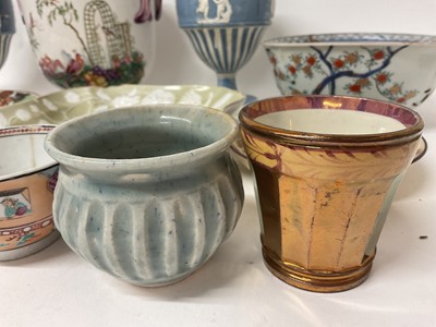 Lot 1576 - Group of 18th and 19th century ceramics