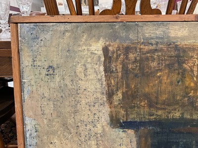 Lot 1587 - *Dorothy Steele (1927-2002) oil on canvas - The Fishmonger, framed